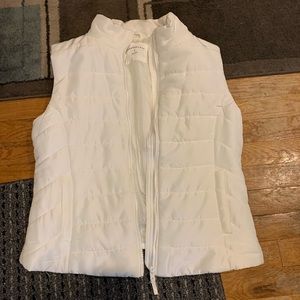 White Puffer Vest